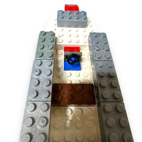 Lego Fire 327 Floating Boat Hull From Set 6429 1999 Authentic Vintage Red White - Picture 5 of 14